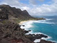 Ohau -Inselrundfahrt, Blick auf Sandy Beach