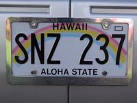 Autokennzeichen auf Hawaii