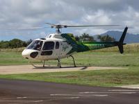 Kauai - Start zum Helikopter Flug über die Garteninsel