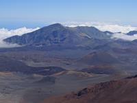 Maui, Vulkan Haleakala -  angekommen und Blick in die Kraterlandschaft