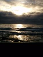 Sonnenuntergang beim Abendessen im 