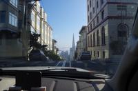 Fahrt mit dem Taxi in San Francisco zum Cable Car Museum