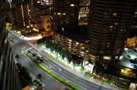 Blick vom Hotel auf Honolulu