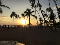 Sonnenuntergang in Honolulu
