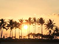 Sonnenuntergang in Honolulu