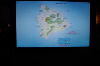 Landkarte Big Island auf dem Schiff