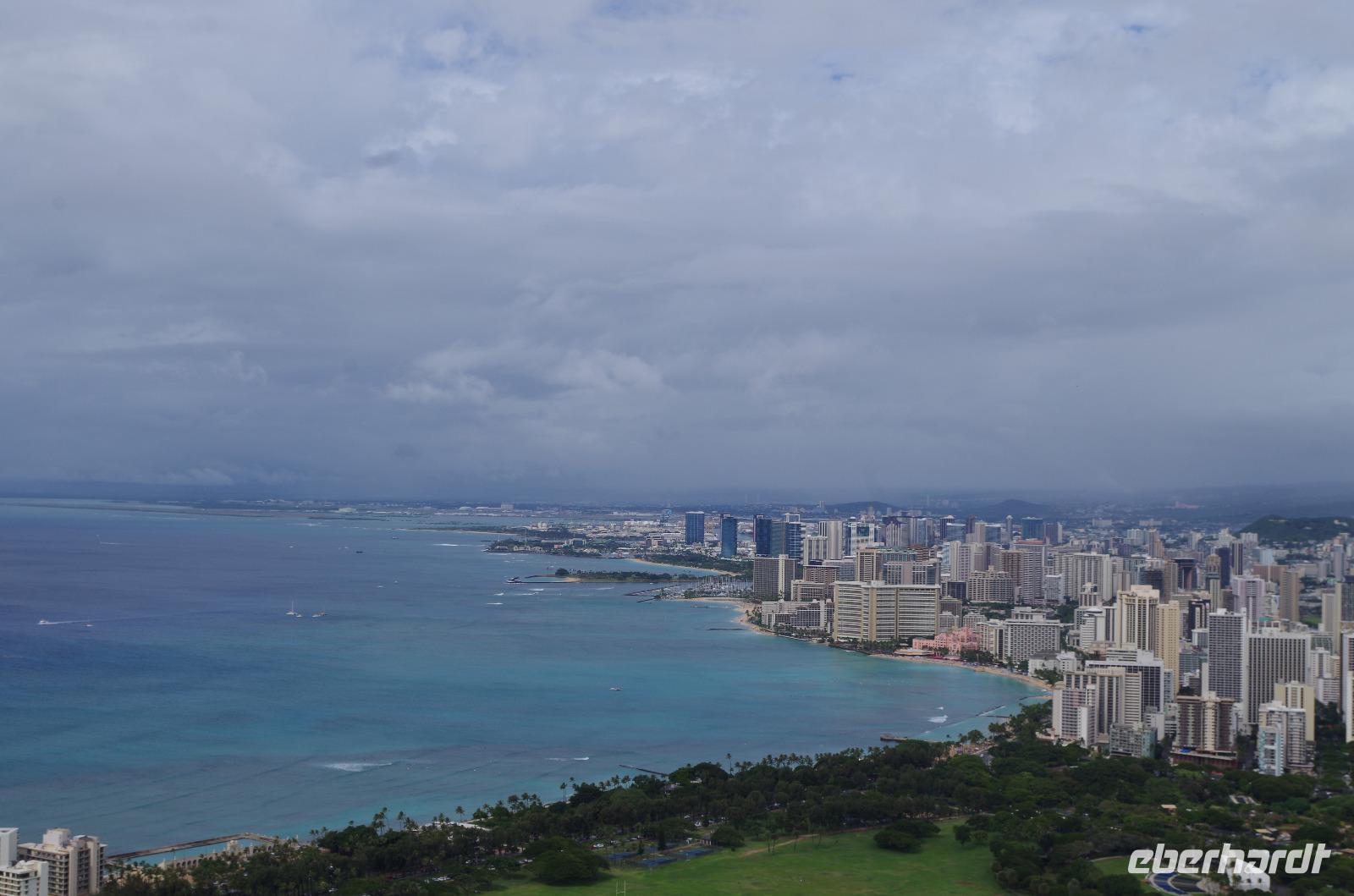 Besuch des Diamond Head in Honolulu auf O'ahu