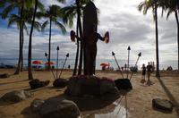 Waikiki Beach in Honolulu auf O'ahu
