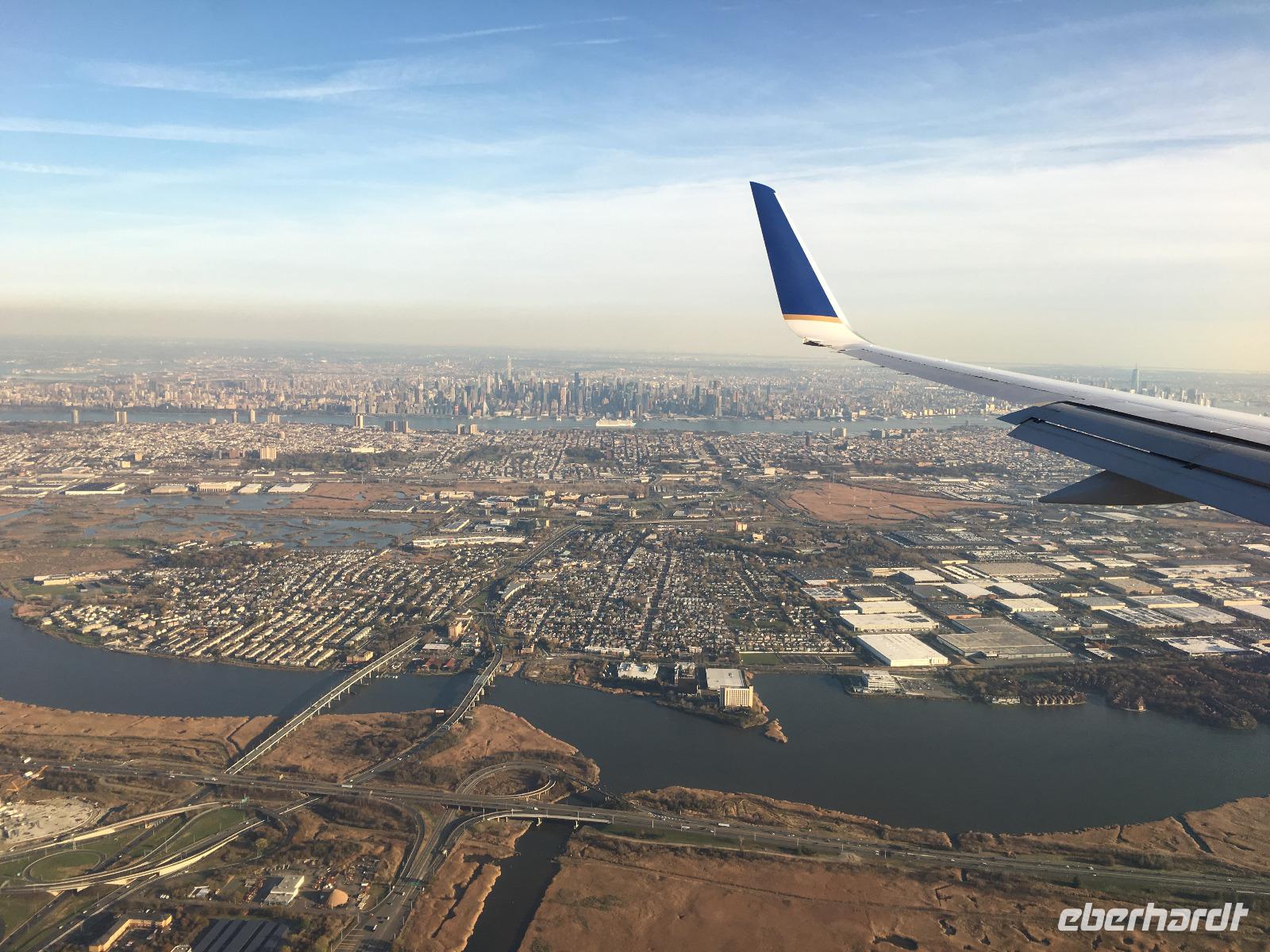 Rückflug von Honolulu über Los Angeles und Newark nach Deutschland