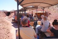 mit rasender Geschwindigkeit auf der Odessa Eisenbahn