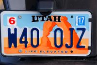 Kennzeichen von Utah mit Delicate Arch