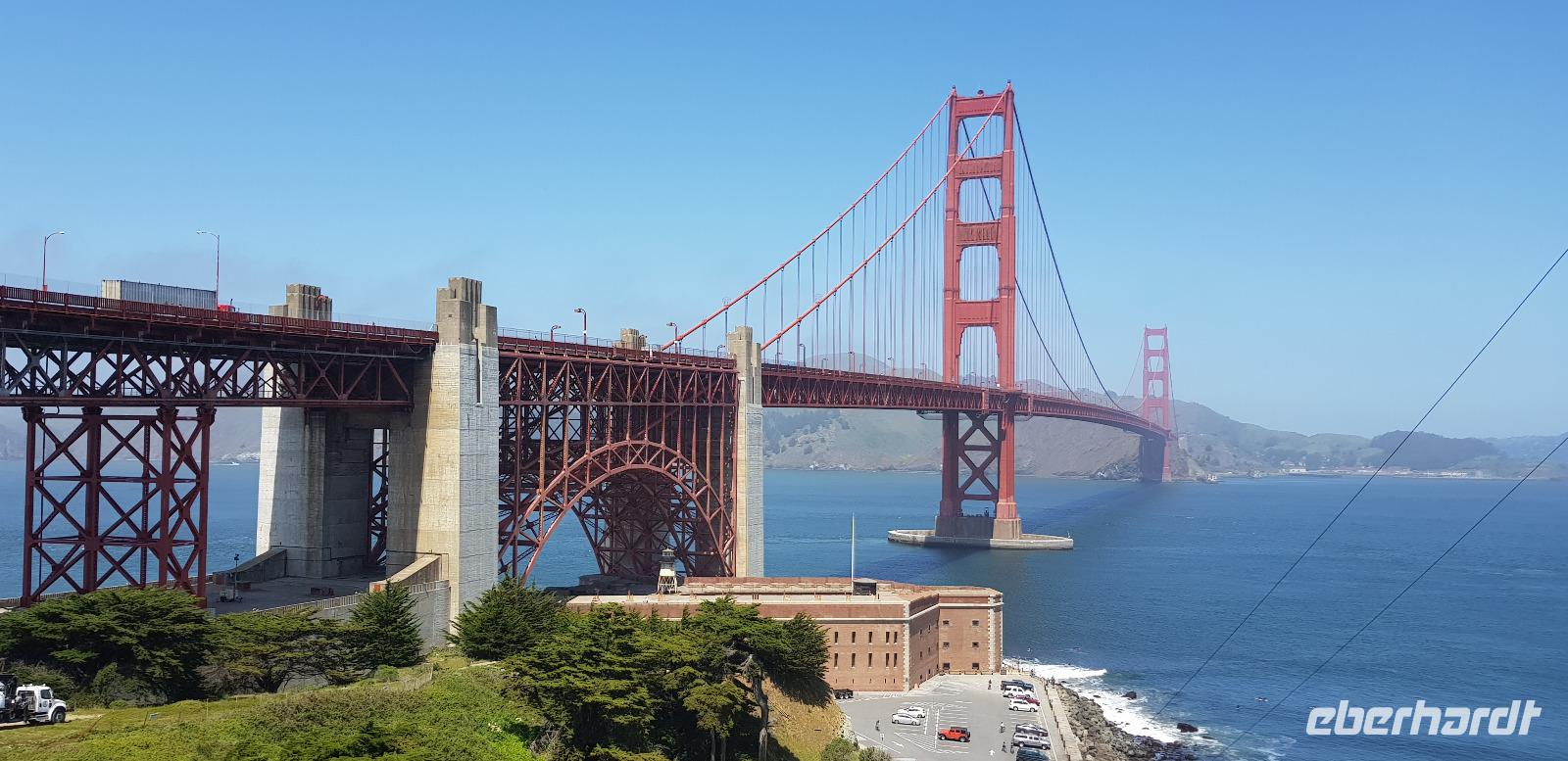 Stadtrundfahrt durch San Francisco - Golden Gate Bridge