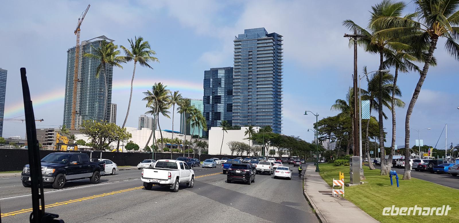 Honolulu - Fahrt zum Hotel