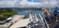 Besichtigung von Pearl Harbour - Kriegsschiffs U.S.S. Missouri