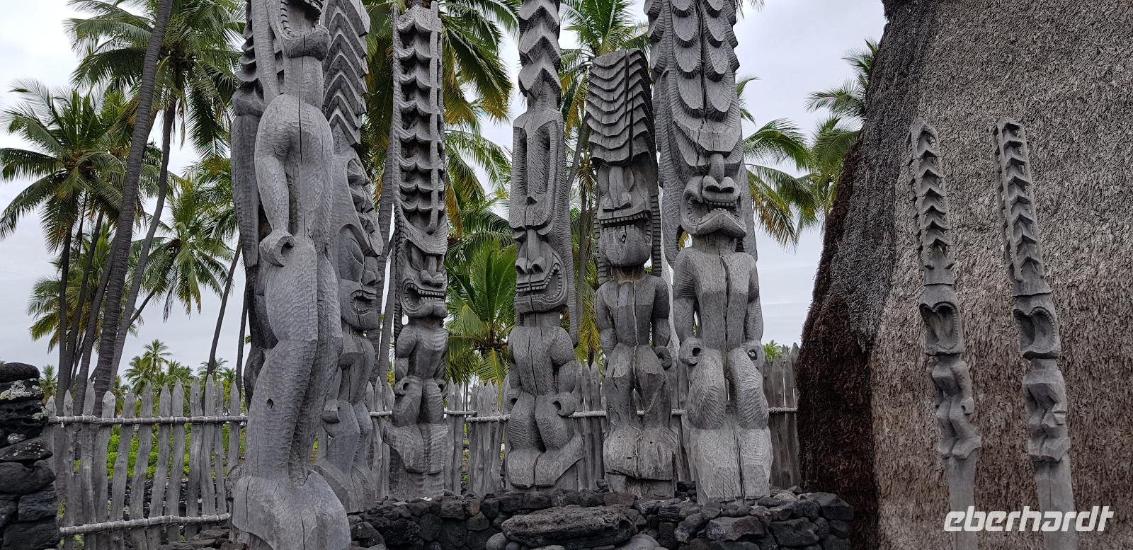 Big Island - Pu'uhonua Honaunau - Zuflucht und Begegnungsstätte