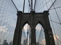 Spaziergang über die Brooklyn Bridge