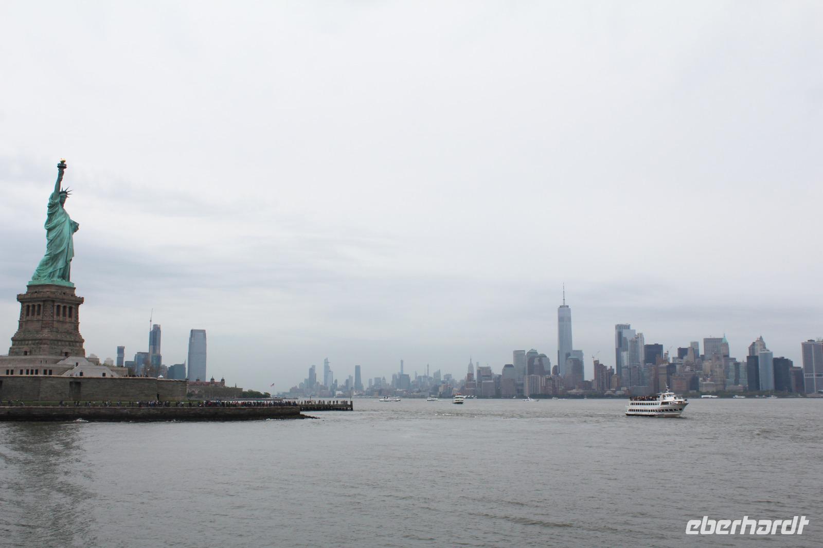 Auf dem Weg zur Freiheitsstatue