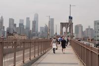 Spaziergang über die Brooklyn Bridge