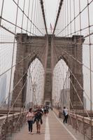 Spaziergang über die Brooklyn Bridge