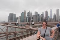 Spaziergang über die Brooklyn Bridge