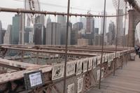 Spaziergang über die Brooklyn Bridge