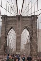 Spaziergang über die Brooklyn Bridge