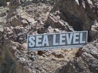 Death Valley - Badwater Basin (Meeresspiegelmarkierung)