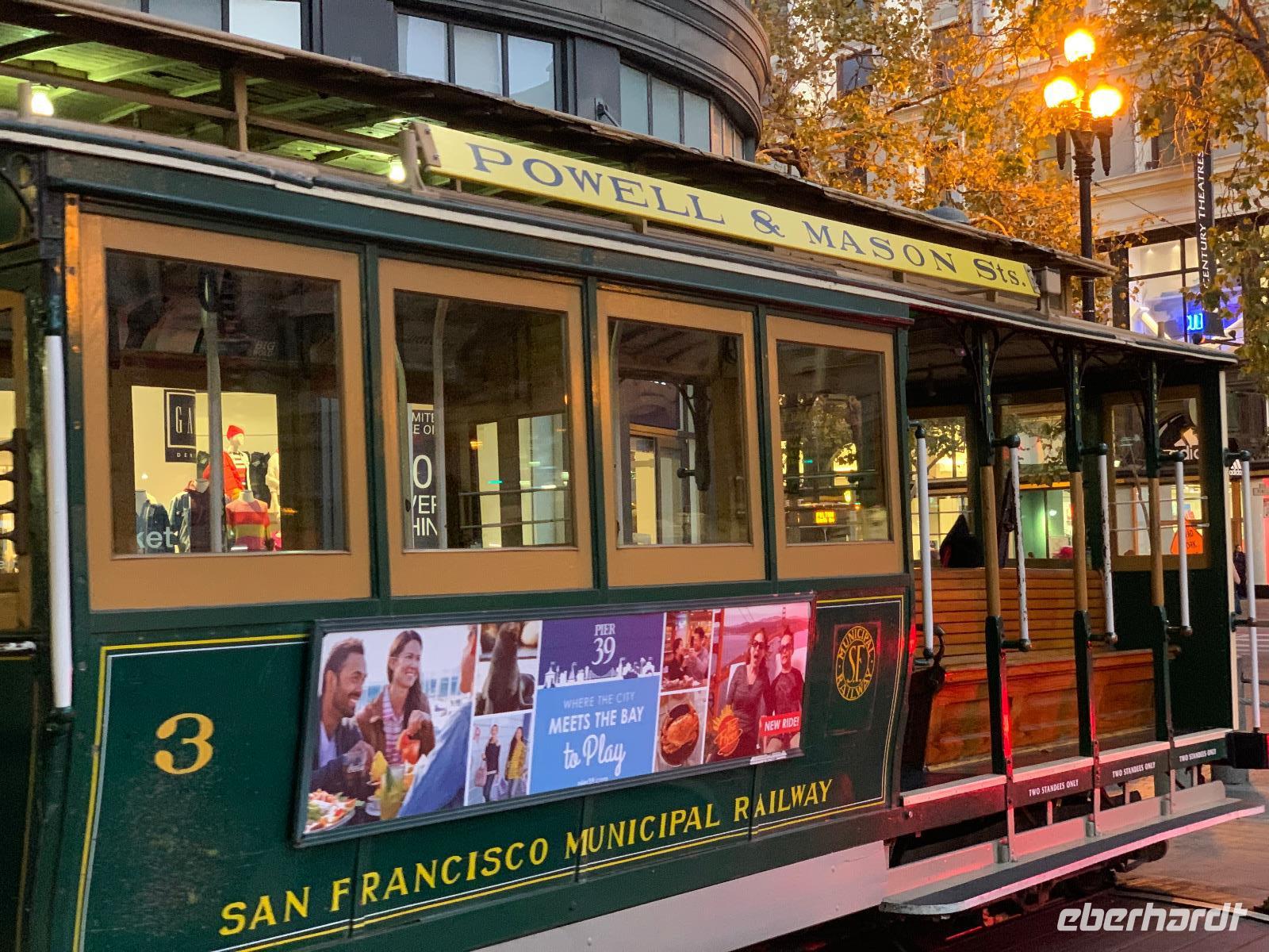 Typisch San Francisco - die Cable Cars