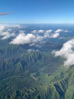 Über den Wolken - Anflug auf Hawaii