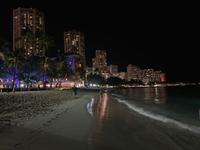 Waikiki Beach am Abend