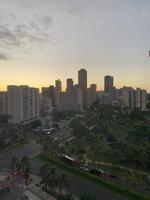 Blick aus dem Hotel in Honolulu - Sunrise