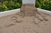 Sandskulptur am Wailea Beach