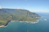 Flug über die Na Pali Küste