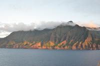 Na Pali Coast beim Sonnenuntergang