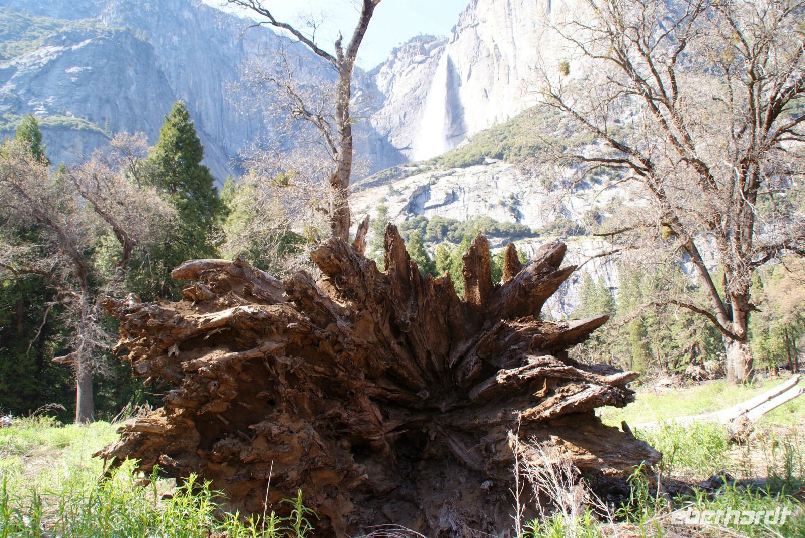 212 El Capitan Wasserfall im Yosemite NP