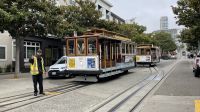 San Francisco - Fahrt mit einer Cable Car