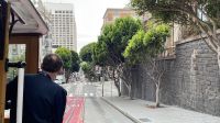 San Francisco - Fahrt mit einer Cable Car