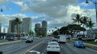 Fahrt durch Honolulu zum Waikiki Beach