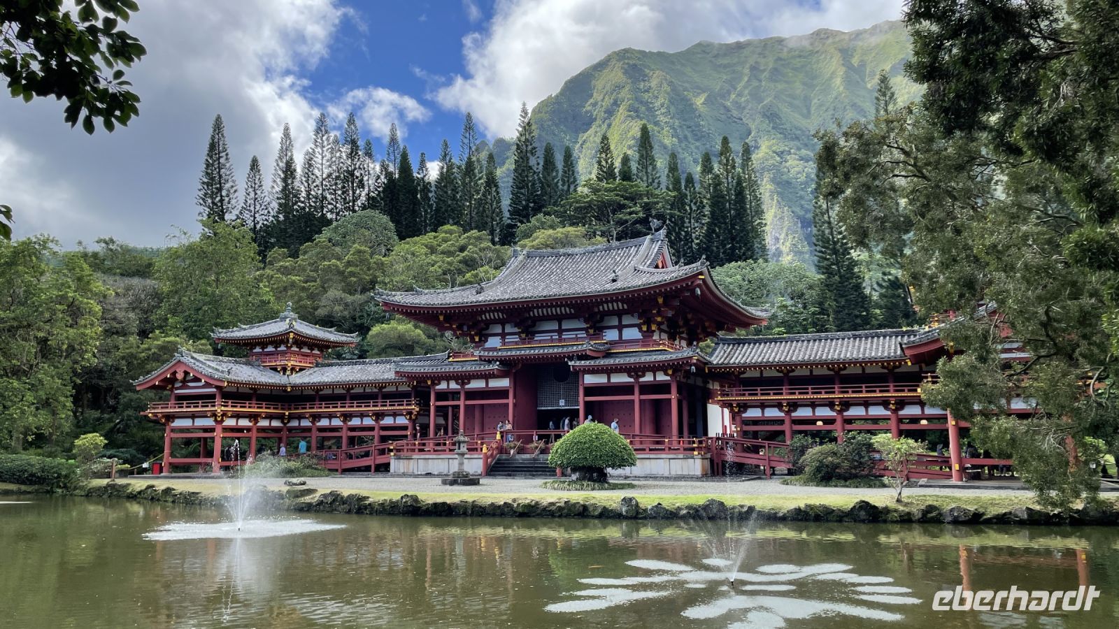 Inselrundfahrt auf O´ahu - Besuch des Byodo-In-Tempel