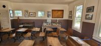 90 Klassenzimmer im  Pionier Museum in Fredericksburg