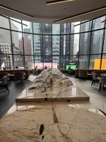 Abendessen im Hotelrestaurant Marriott Marquis