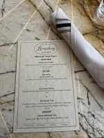 Abendessen im Hotelrestaurant Marriott Marquis