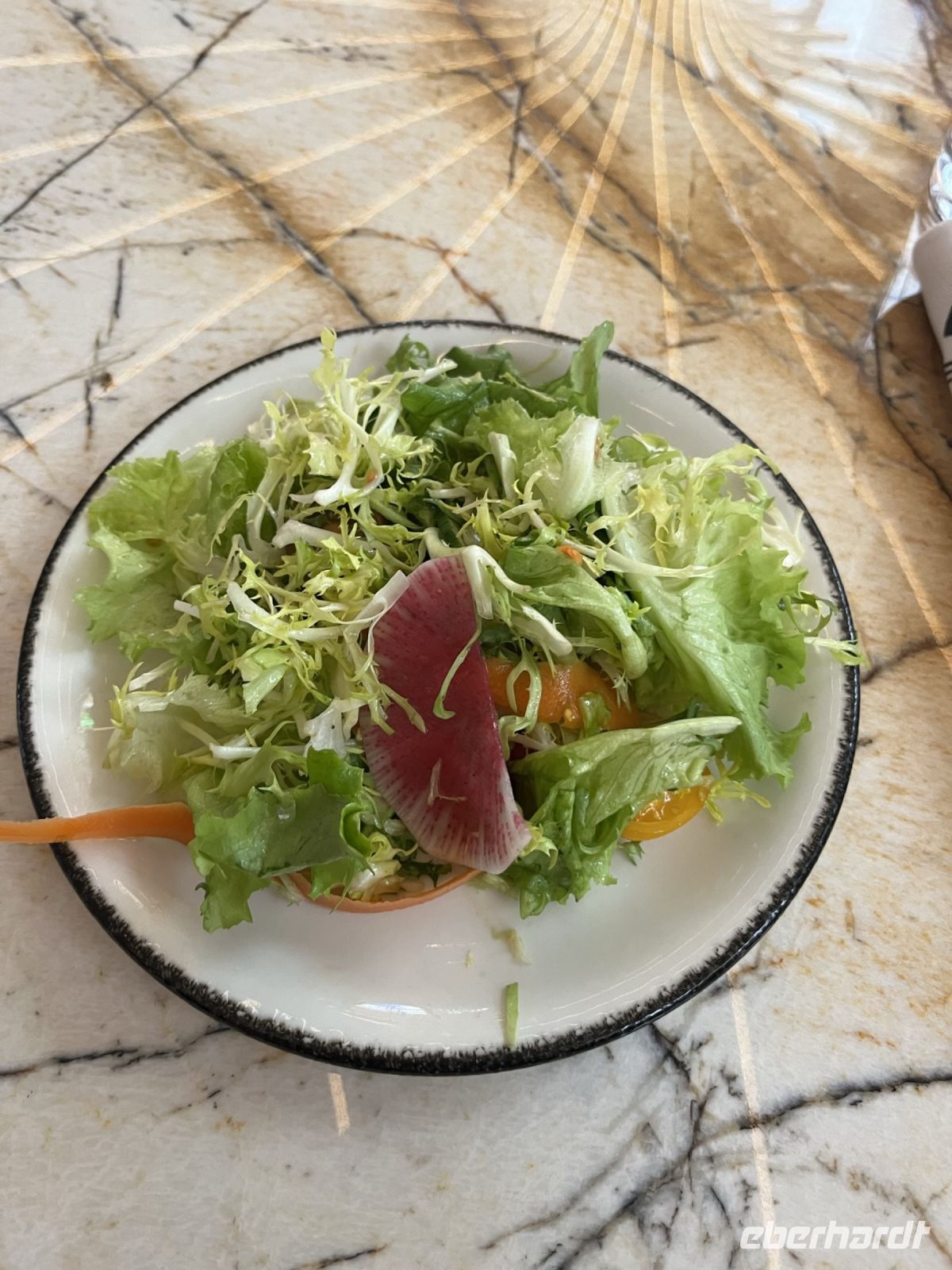 Abendessen im Hotelrestaurant Marriott Marquis