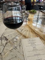 Abendessen im Hotelrestaurant Marriott Marquis