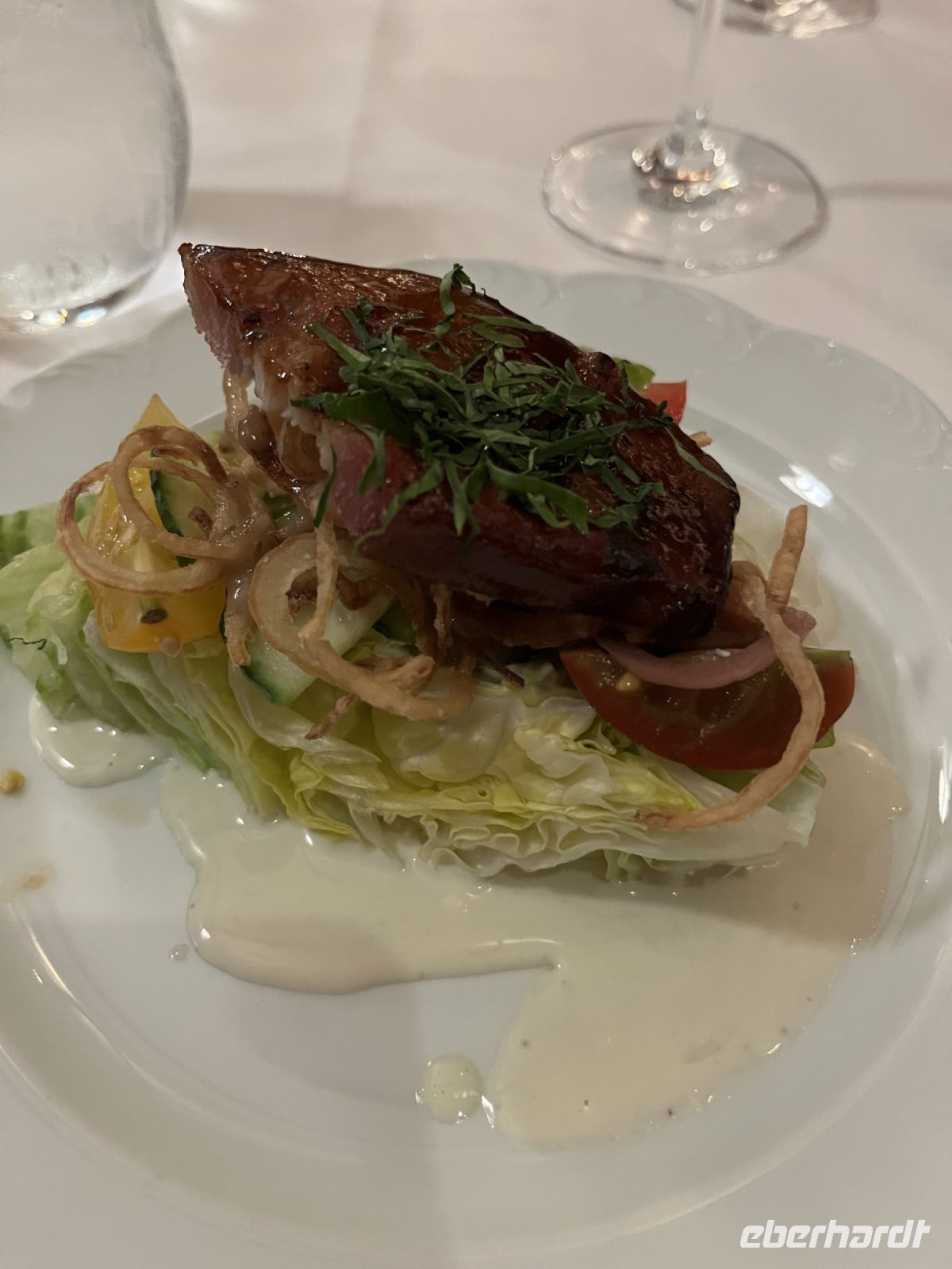 Abendessen im Restaurant Charlie Palmer Steak