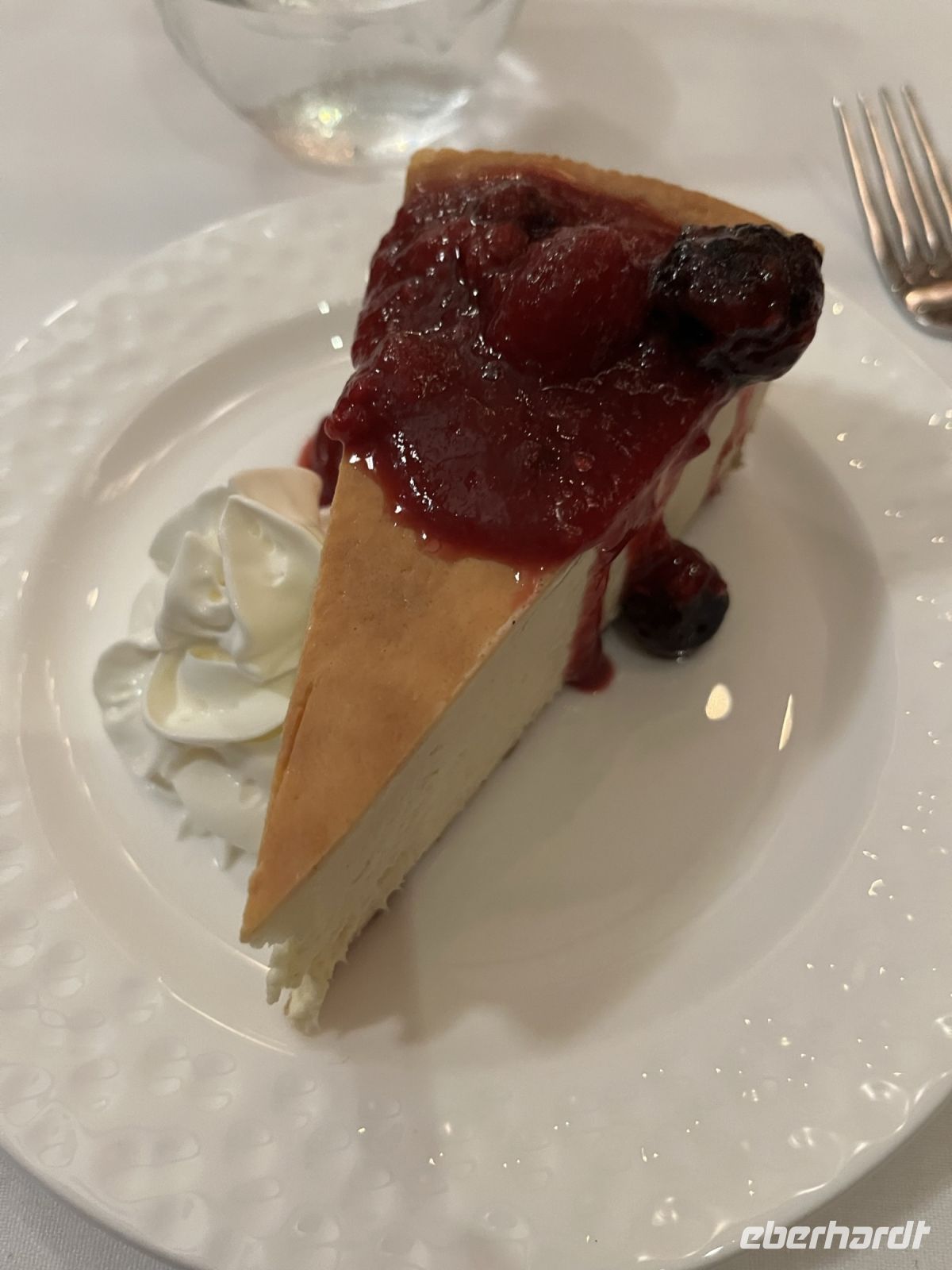 Abendessen im Restaurant Charlie Palmer Steak