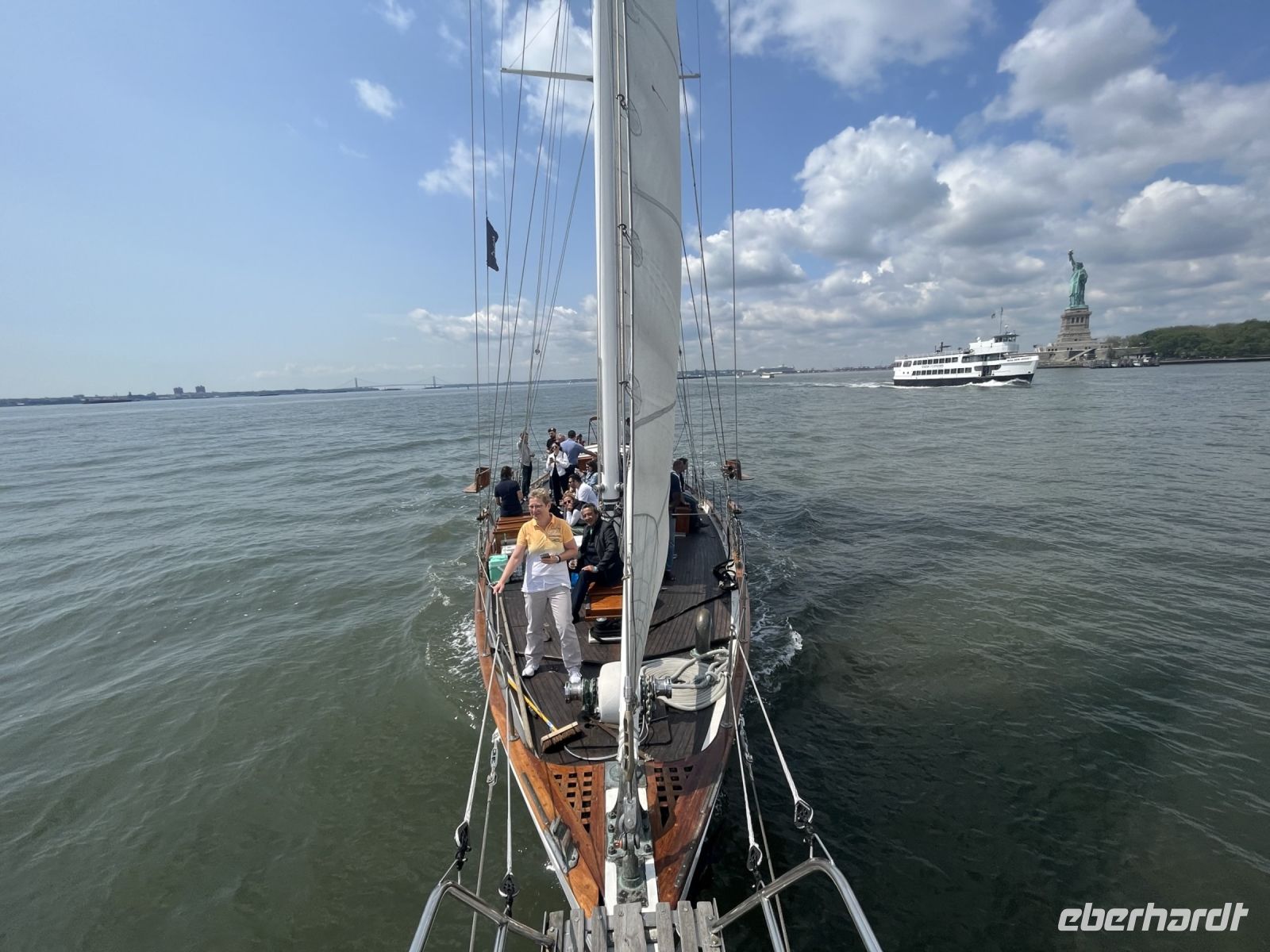 Segeltörn auf dem Hudson