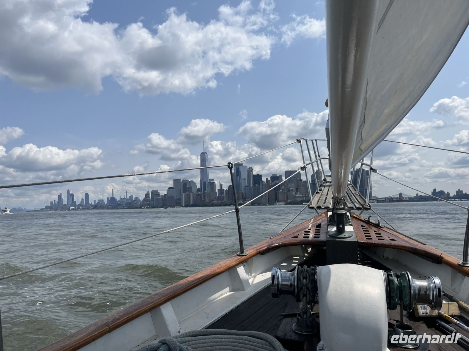 Segeltörn auf dem Hudson