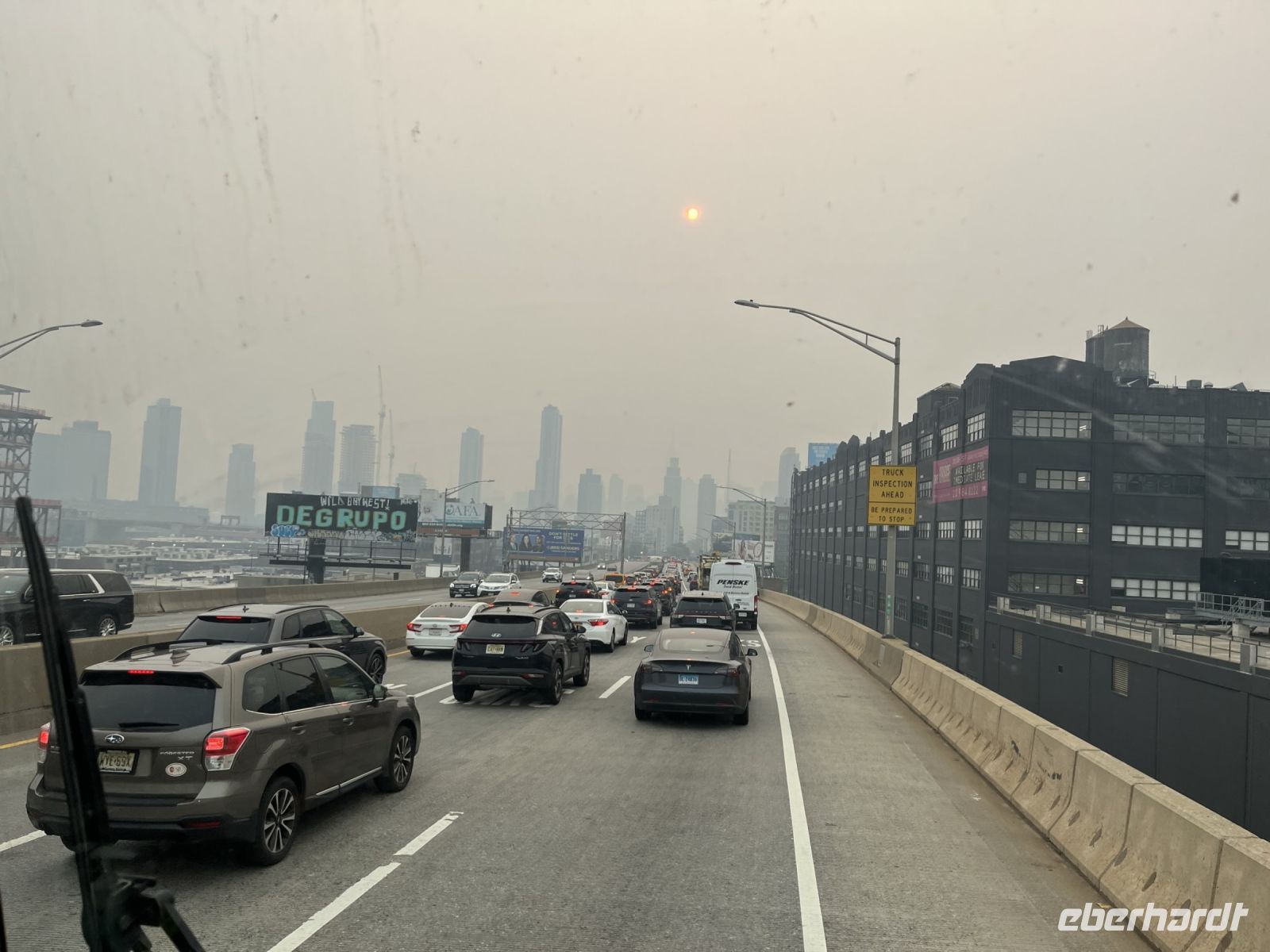 Rückfahrt von Long Island nach New York