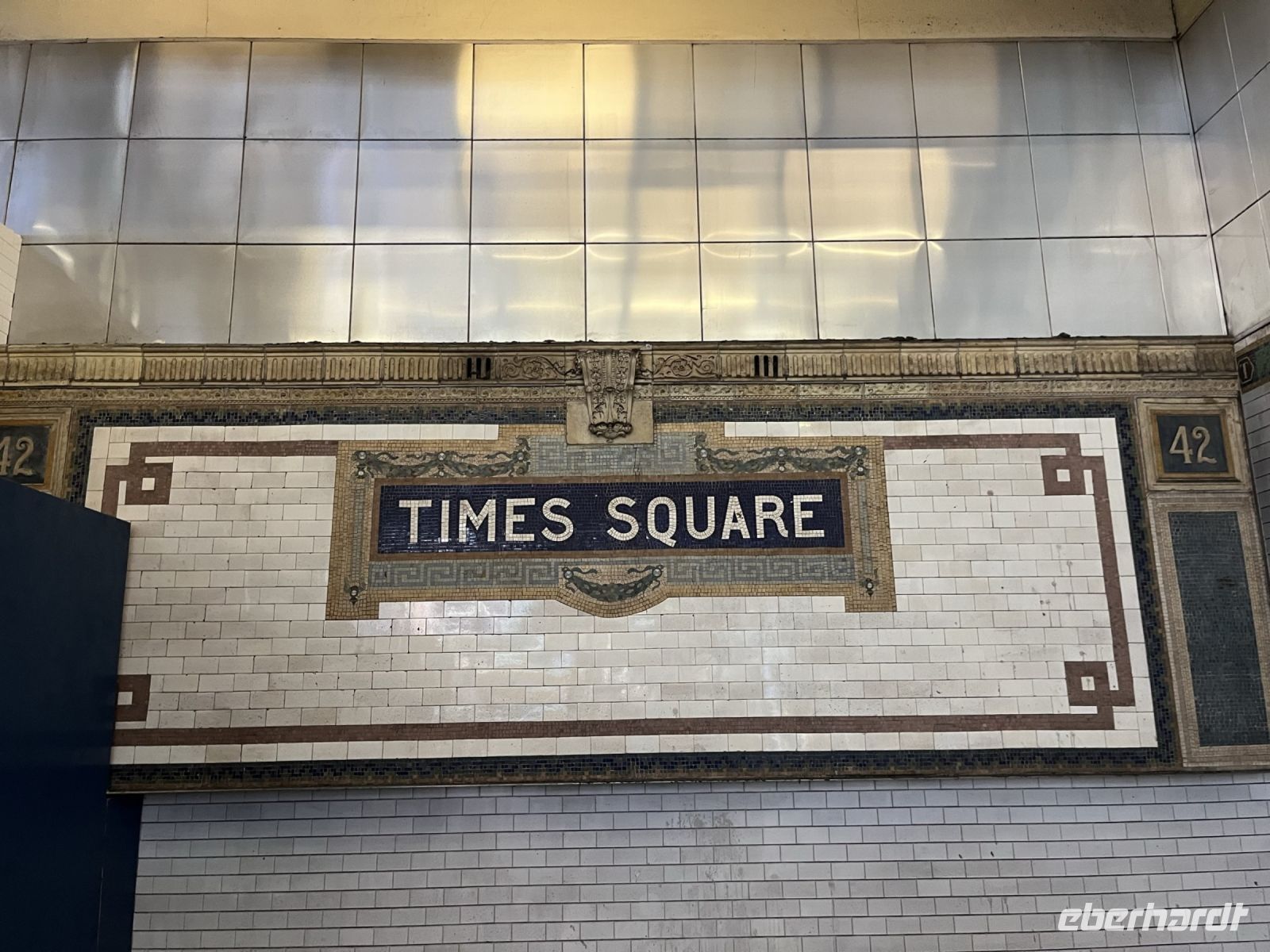 Fahrt mit der U-Bahn nach Brooklyn